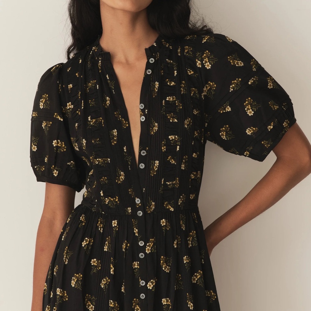 Dôen Haleigh Dress in Buttercup